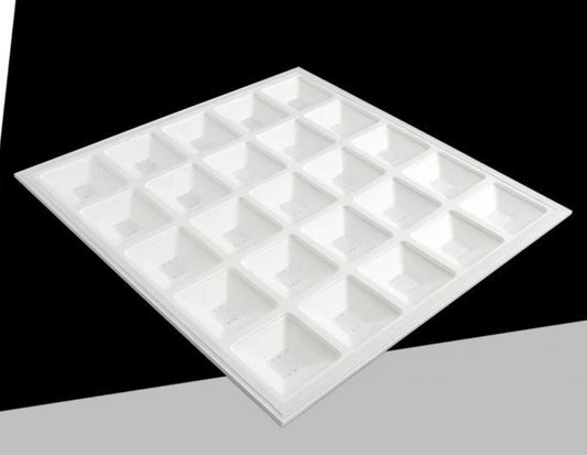 Pannello LED 60x60 40W 4400LM 6500K Luce Fredda, Pannello LED da Incasso 595x595mm, UGR≥16, CRI≥80, IP40, Flicker Free, LED e Driver, 1 Pezzo, PN-40W-F