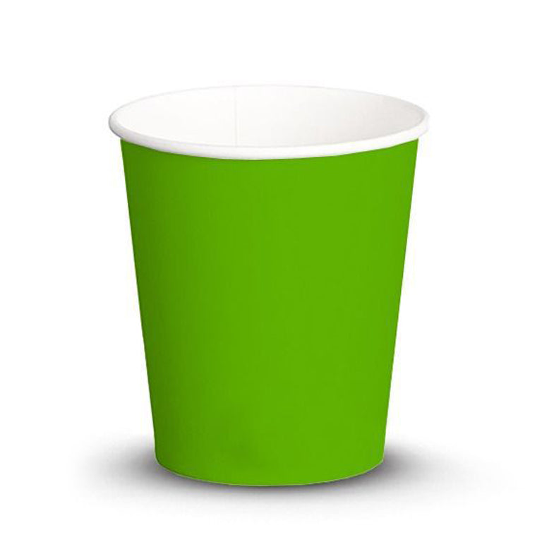 Bicchieri Colorati Bicchieri in Cartoncino da 180 ml Ecologici Biodegradabili Monouso 50pz