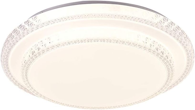 TEKHOME Plafoniera LED da Soffitto 60W con Bluetooth e Telecomando, Dimmerabile 3000K-6500K, Ø50cm, Design Elegante con Decorazioni Acriliche, Luce per Soggiorno Camera Letto, CRI>80, PN-12-3C