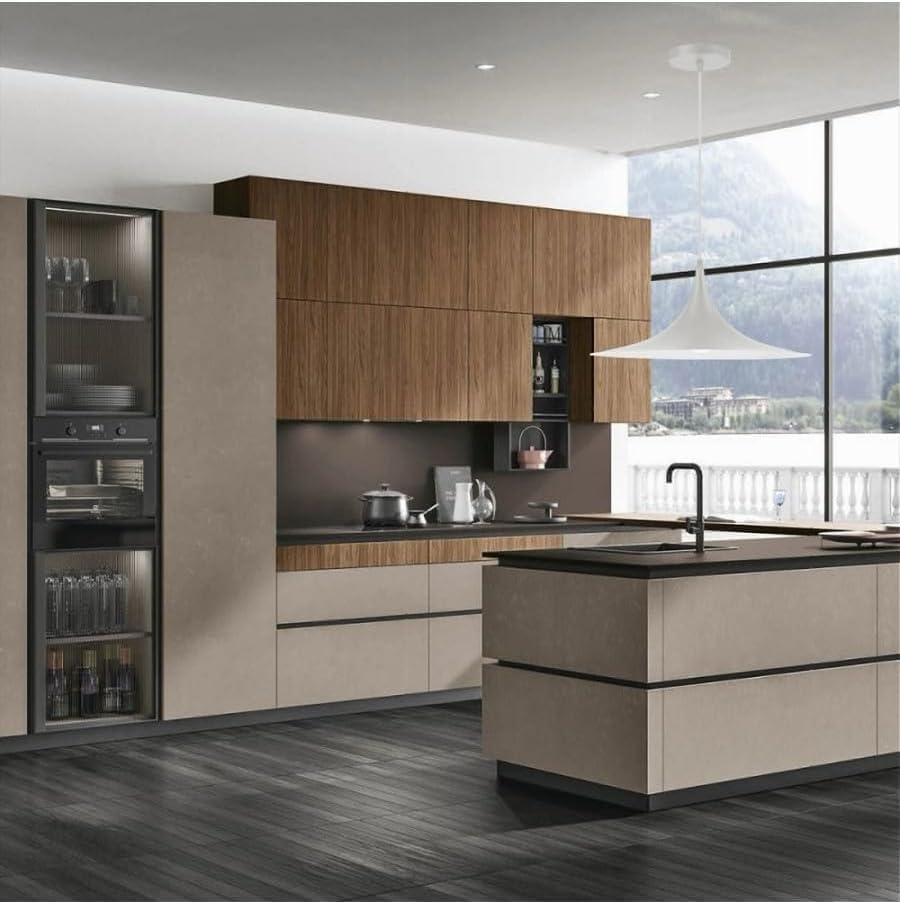 Lampadario A Sospensione Stile Contemporaneo in Metallo Decorativo Luce E27 B98