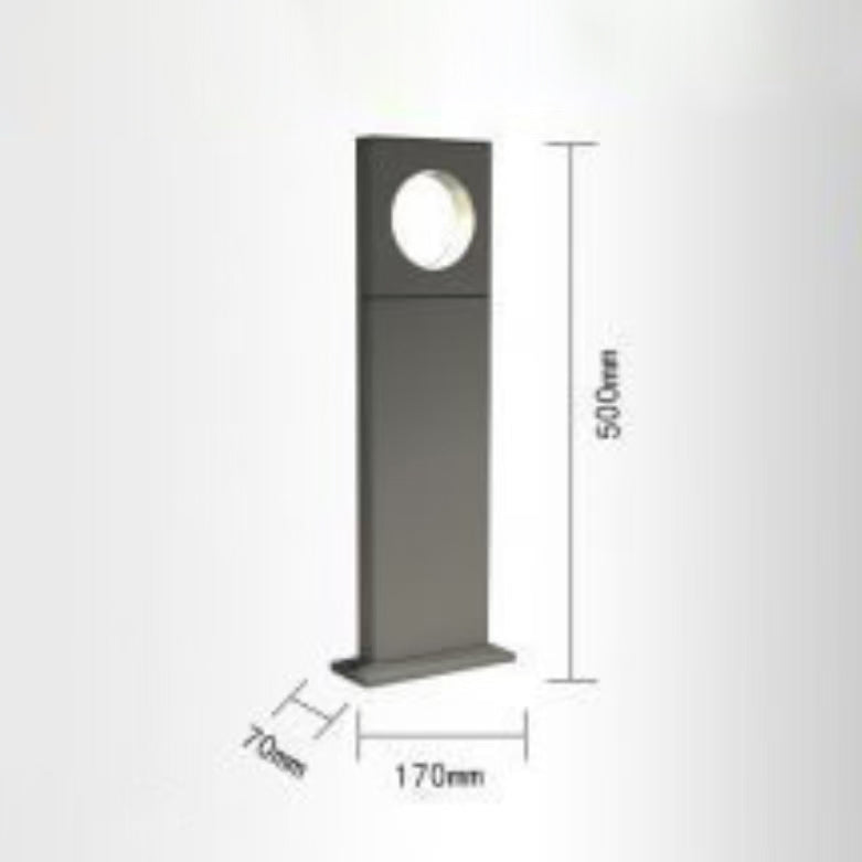 Lampada da Giardino LED 12W IP65 in Alluminio, Paletto da Esterno per Vialetti e Cortili, Luce Bianco Caldo/Naturale/Freddo – ES60