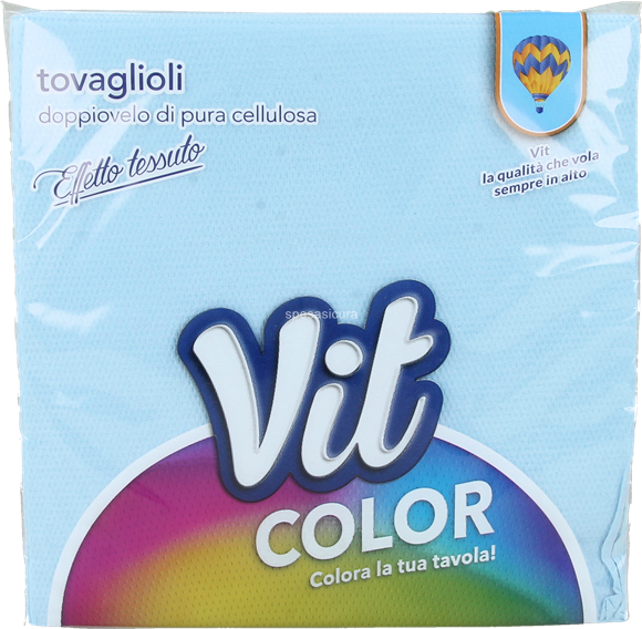 Tovaglioli colorati 32x32 doppio velo confezione da 25pz