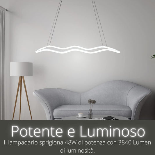 Lampadario LED moderno Luminova 48w B67