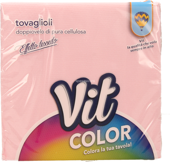 Tovaglioli colorati 32x32 doppio velo confezione da 25pz