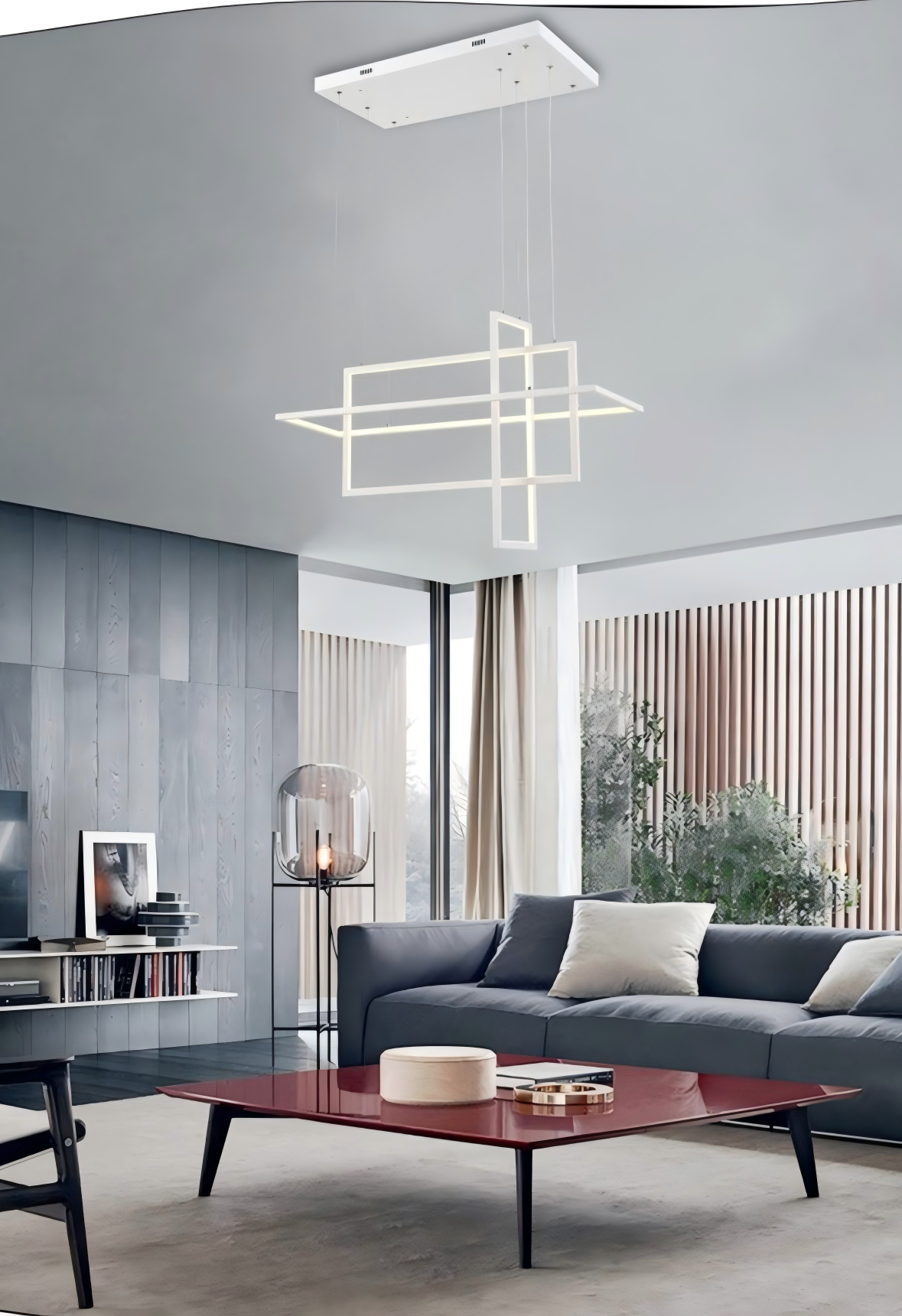 Lampadario Moderno Esagonale LP-35