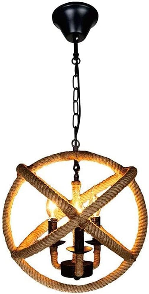 Lampada da soffitto a spago Industriale retrò Americano Ristorante Cafe Bar Lampada a Sospensione Negozio di Abbigliamento Bar Snack Milk Tea Shop Lampada da soffitto sospesa Interesting B55-3