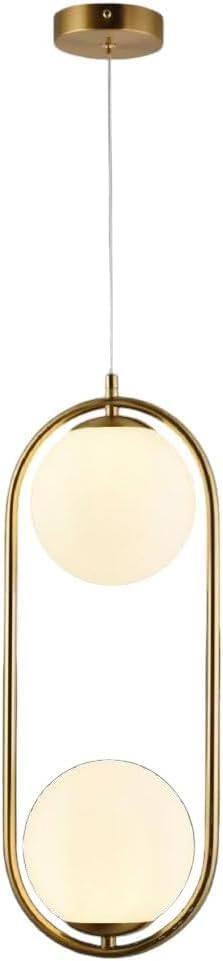 Lampadario Moderno con Attacco G9 - Sospensione Elegante per Interni - Design Minimalista - Ideale per Cucina, Sala da Pranzo, Camera A33