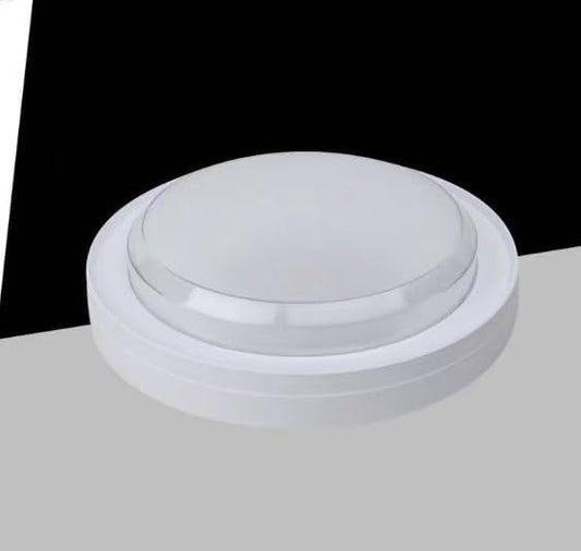 Plafoniera LED 23W IP65 CCT 3000K-4000K-6500K, Lampada LED da Soffitto Rotonda Impermeabile 3450LM in ABS+PC, per Bagno, Corridoio, Garage e Esterno – Bianco/Nero XG-909