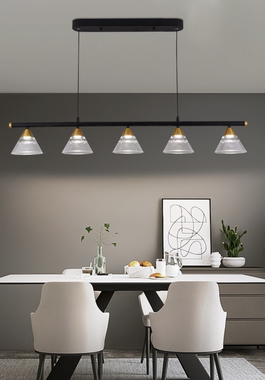 Lampadario LED a Sospensione Nero 36w A69-3C