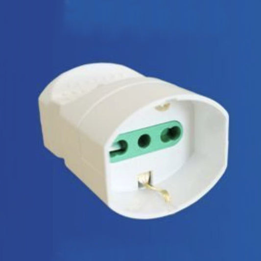 5 Pezzi Adattatore Spina 16A con Presa Schuko 2P+T, Adattatore Elettrico Italiano 250V con Terra, Certificato CE – XSL1015