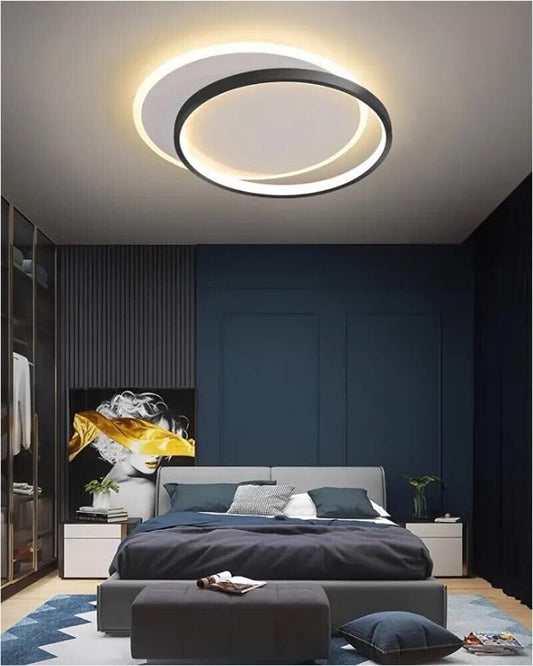 TEKHOME Plafoniera led 36w luce bianca calda naturale lampada tonda da soffitto risparmio energetico design moderno - ideale per soggiorno cucina camera da letto. C58