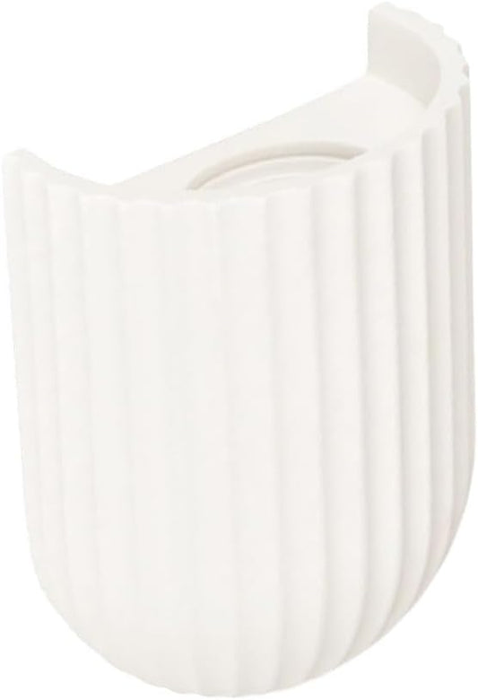 Applique in Gesso da Parete, Attacco GU10, Verniciabile, Design Moderno Minimal, Lampada da Muro per Interni, IP20 GS-E88