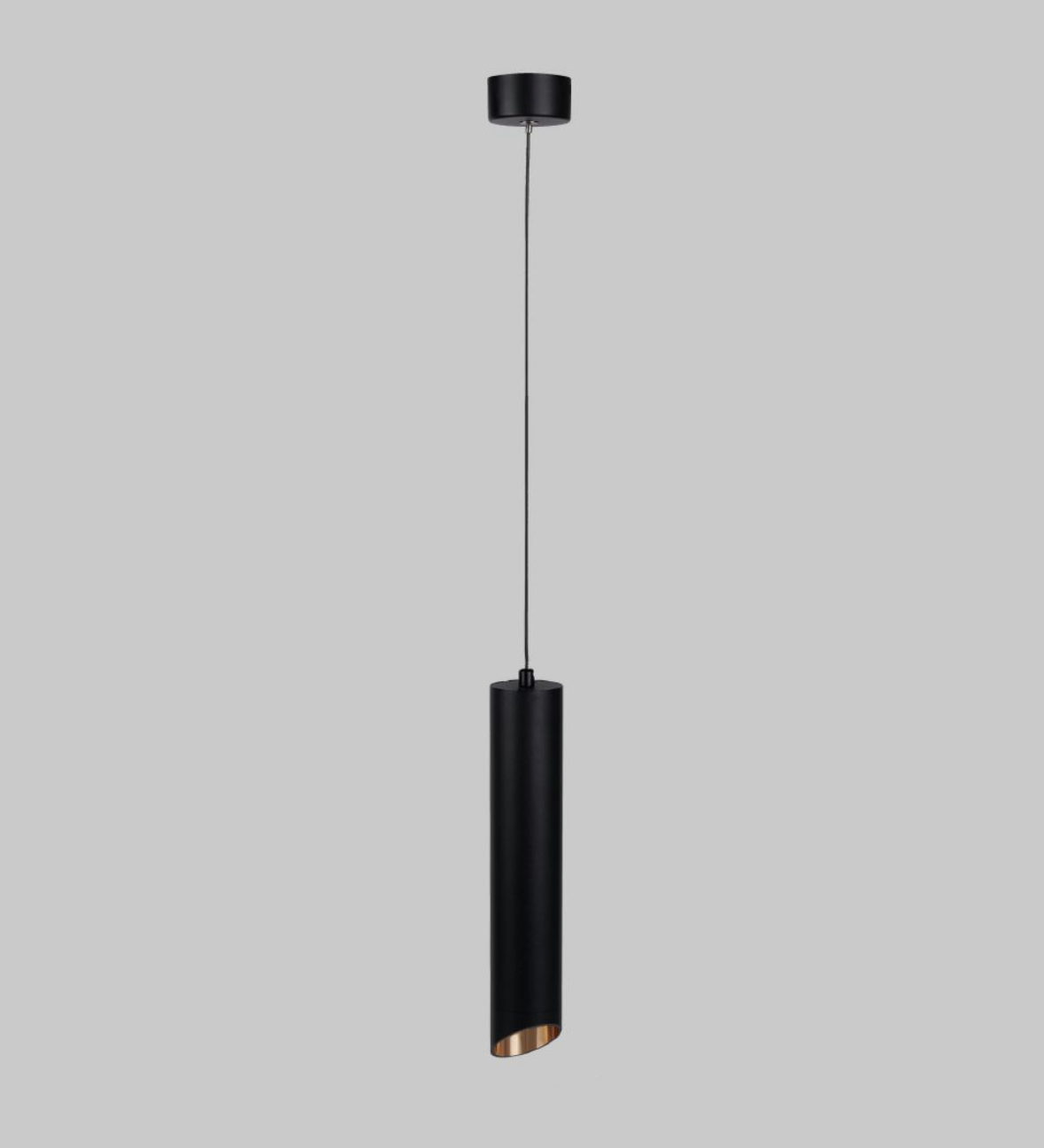 TEKHOME Lampadario a Sospensione Moderno Nero/Bianco Opaco Cilindrico – Alluminio, Attacco GU10, Altezza Regolabile, Design Minimal per Cucina, Bar, Corridoio – Modello TS187