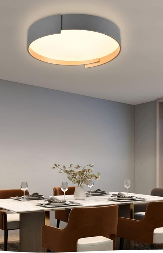 TEKHOME Plafoniera a led da interno moderna a soffitto forma tonda lampada adatta per camera da letto salone soggiorno solotto cucina locali commerciali 46W C49