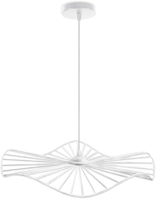 Lampadario da soffitto pendente a sospensione di forma rotonda traforato plafoniera lampada portalampada con attacco e27 arredamento casa moderno B31