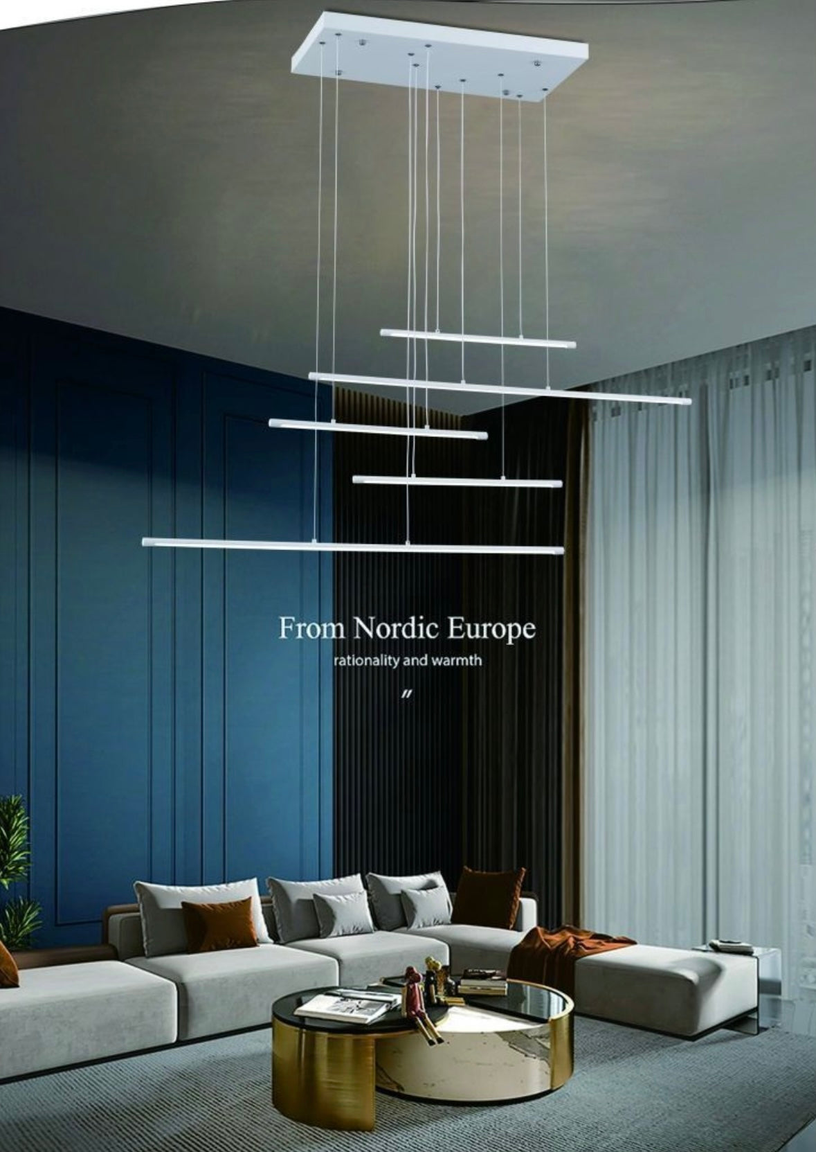 Lampadario LED Moderno Skylines LP-43