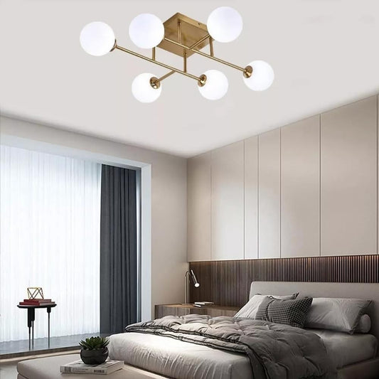 Plafoniera da soffitto a 6 sfere C77