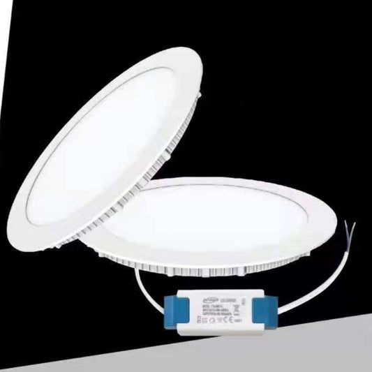 Faretto LED da Incasso Rotondo 24W 2400LM, 3 Colori Selezionabili 3000K 4000K 6500K, Pannello LED Ultrasottile Ø300mm, Foro Ø280mm, Fascio 120°, CRI≥80, 1 Pezzo, P-285A-T3C