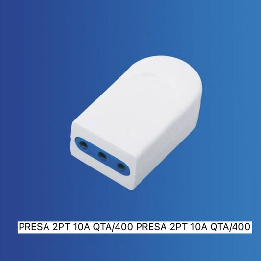 5 Pezzi –Presa Volante 2P+T 10A Bianca, Presa Elettrica Italiana 250V per Cavi e Prolunghe, XSL1004