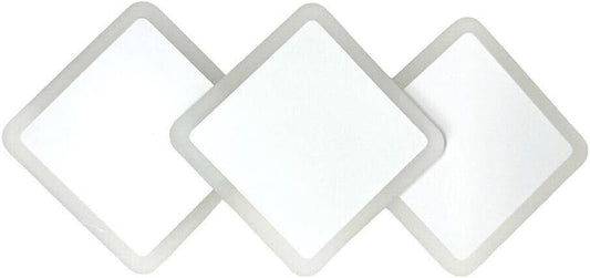 TEKHOME Applique LED da Muro 14W Moderna Forma Geometrica Rombo 3 Colori 3000K/4000K/6500K Lampada da Parete Design Decorativo Interno Bianco AQ31-B3C