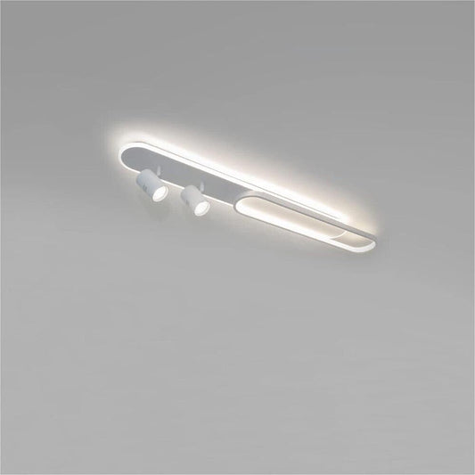 TEKHOME Plafoniera LED da Soffitto 50W, 4000LM Luce Bianco Freddo 6500K, Lampada Soffitto Moderna a LED Integrati per Interni, IP20, Bianco PN-22BF