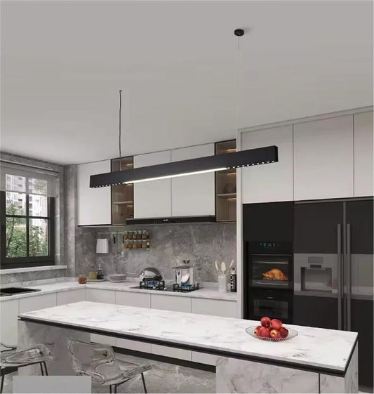 TEKHOME Lampadario led 3 colore della luce lampada a sospensione lineare 42 w A70-N3C