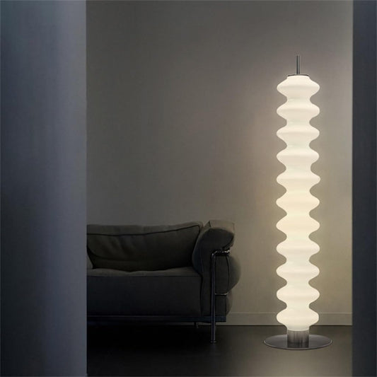 Lampada da Terra LED 43W, 3440 Lumen, 3 Colori Selezionabile, Design Moderno, Telecomando Incluso, Illuminazione 360°, Lampada da Pavimento per Soggiorno e Camera D18-3C