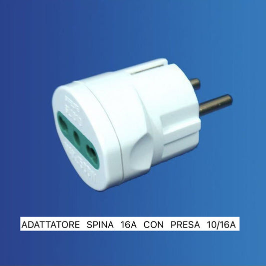 5Pezzi Adattatore Spina 16A con Presa Bipasso 10/16A – Adattatore Universale Italiano, 250V, CE – XSL1010