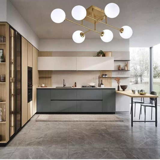 Plafoniera da soffitto a 6 sfere C77