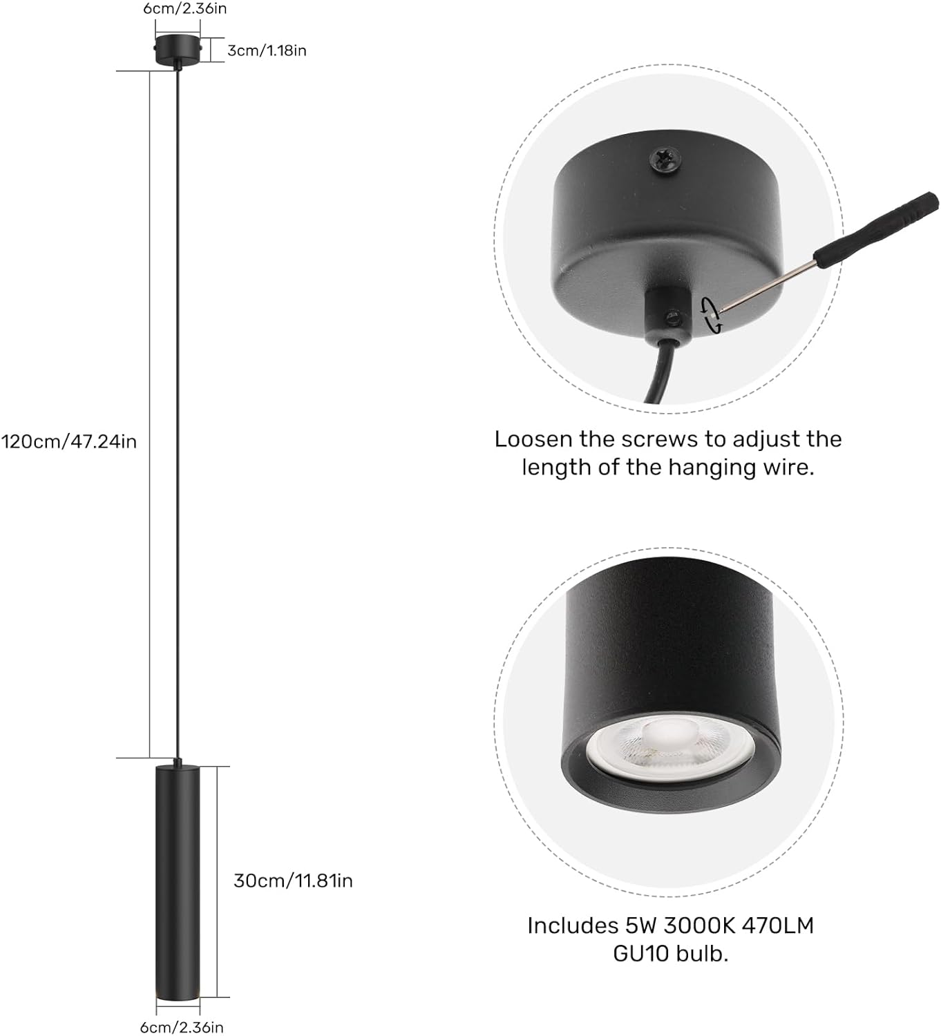 Lampada a Sospensione Cilindro SP-01