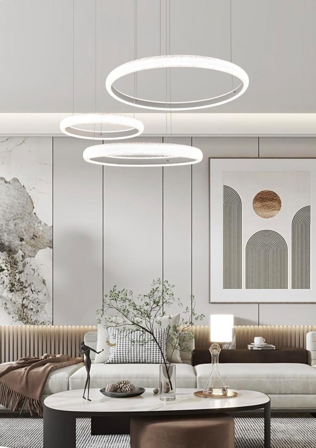 Lampadario LED Moderno Orbitale 60W LP-39