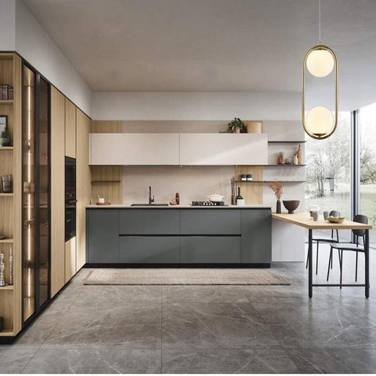 Lampadario Moderno con Attacco G9 - Sospensione Elegante per Interni - Design Minimalista - Ideale per Cucina, Sala da Pranzo, Camera A33