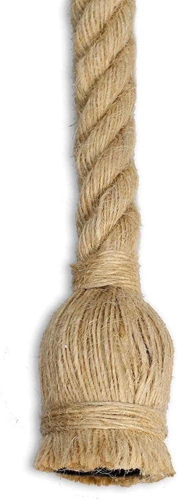 Lampadario ragno a sospensione 6 corde portalampada e27 lampada country retro arredamento rustico B59-6