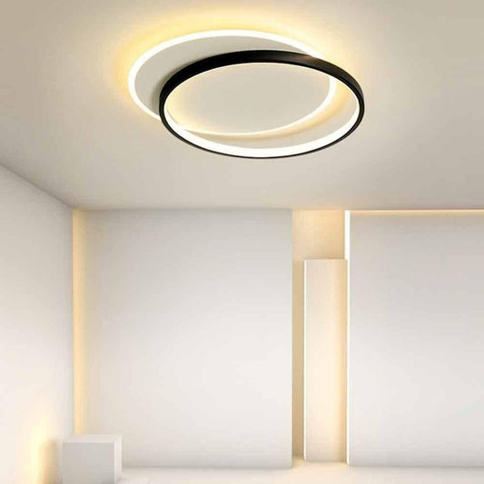 TEKHOME Plafoniera led 36w luce bianca calda naturale lampada tonda da soffitto risparmio energetico design moderno - ideale per soggiorno cucina camera da letto. C58