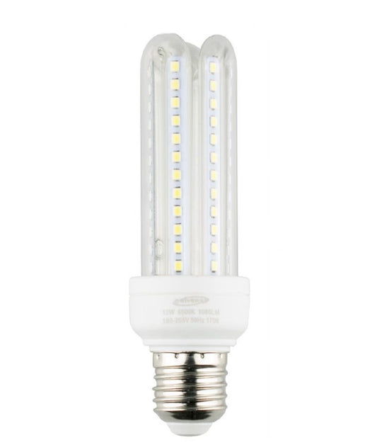 Lampadine LED E27 12W, Confezione da 6 Pezzi, 1080LM, 4000K Luce Naturale, Lampadina LED a Mais 3U, Fascio Luminoso 360°, CRI>80, Basso Consumo Energetico, Non Dimmerabile, Modello 3U-06TN
