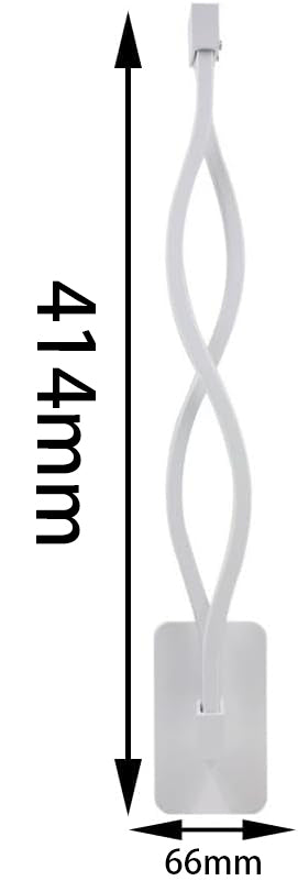 TEKHOME Applique da Parete LED a 3 Luci con Regolazione Colore CCT 3000K-6500K, Design Moderno, 9W 720LM, IP20, Bianco, per Interni, con Interruttore a 3 Temperature Colore E16