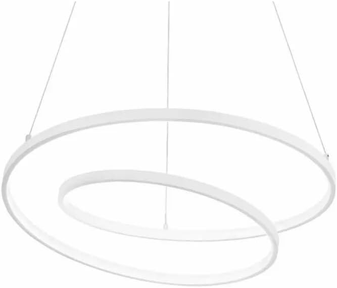 Lampadario led a sospensione anelli incrociati 38 w luce 3000K-6500K B62-B3C