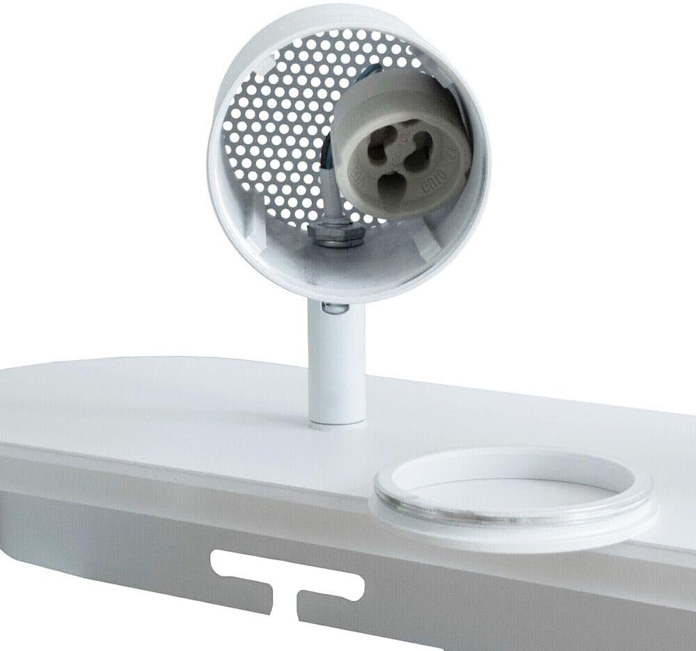 TEKHOME Plafoniera LED da Soffitto 50W, 4000LM Luce Bianco Freddo 6500K, Lampada Soffitto Moderna a LED Integrati per Interni, IP20, Bianco PN-22BF