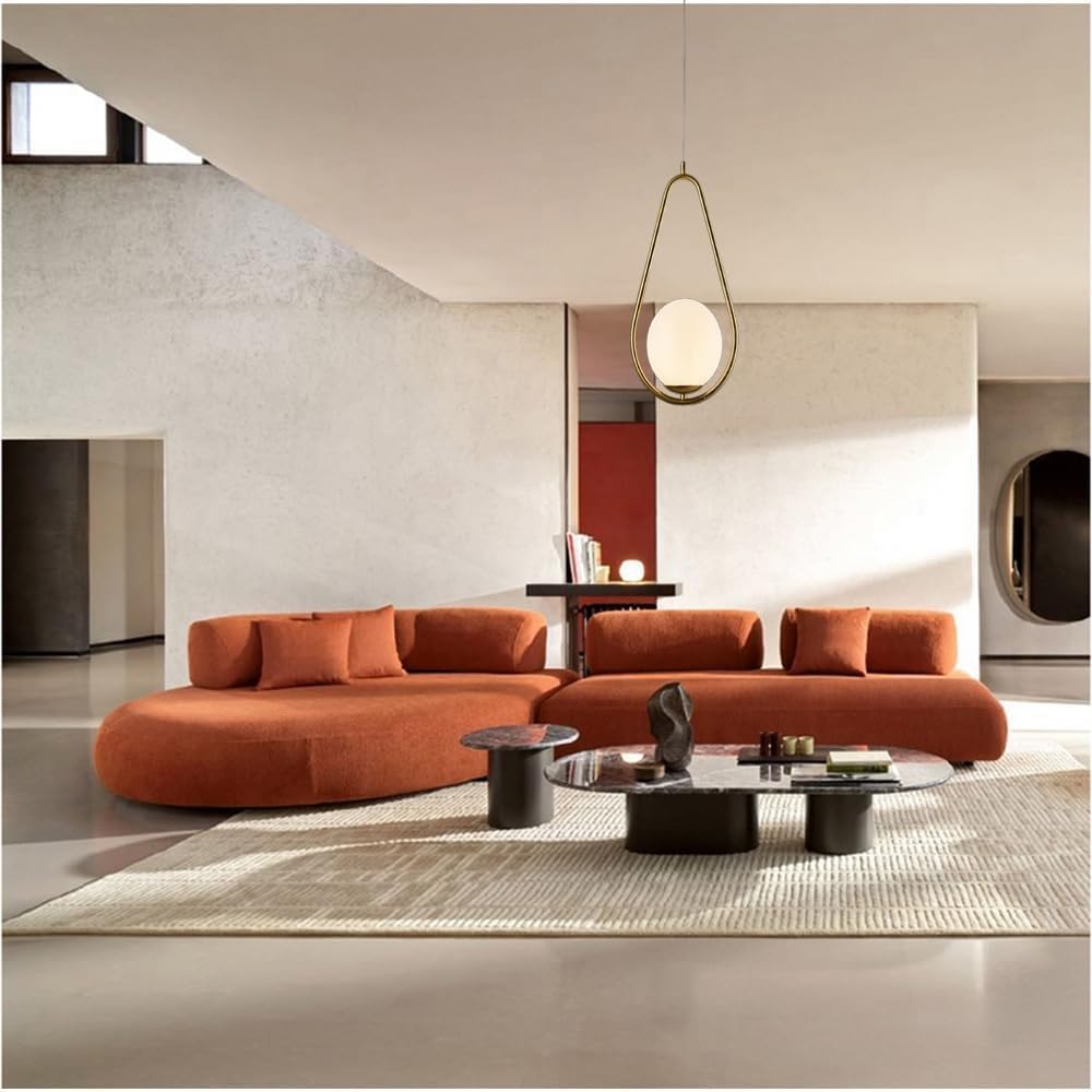 Lampadario a Sospensione Moderna G9, Attacco 1xG9, Design a Goccia in Metallo e PE, Altezza 120cm, Colore Bronzo, per Soggiorno Camera da Letto Cucina - Senza Lampadina A27