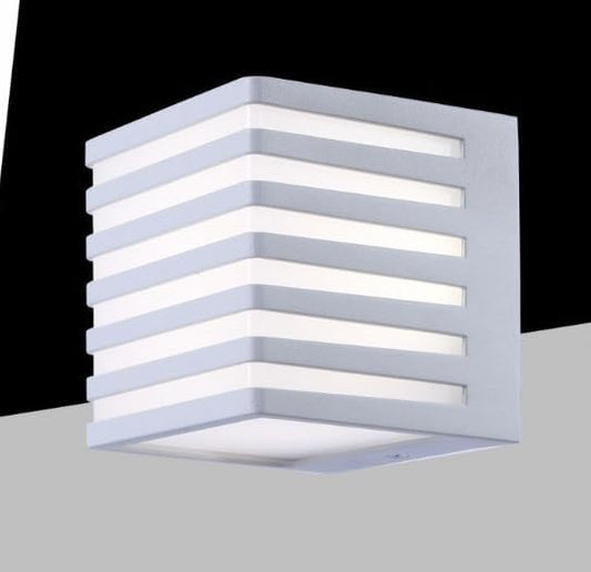 Applique da Esterno LED 10W IP54, Lampada da Parete Moderna in Alluminio e PC 1000LM, Bianco o Nero, Regolabile, per Facciate, Giardini e Balconi B110