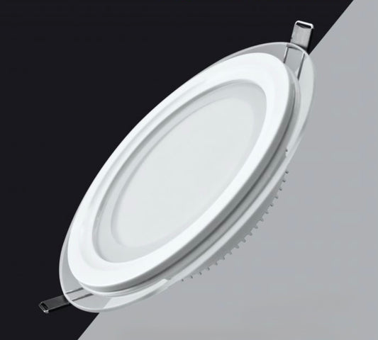 Faretto LED da Incasso Rotondo 12W 1100LM, 3 Colori Selezionabili 3000K 4000K 6500K, Pannello LED da Soffitto, Diametro 160 mm, Foro 125 mm, Fascio 120°, CRI≥80, 1 Pezzo, P-125E-T3C