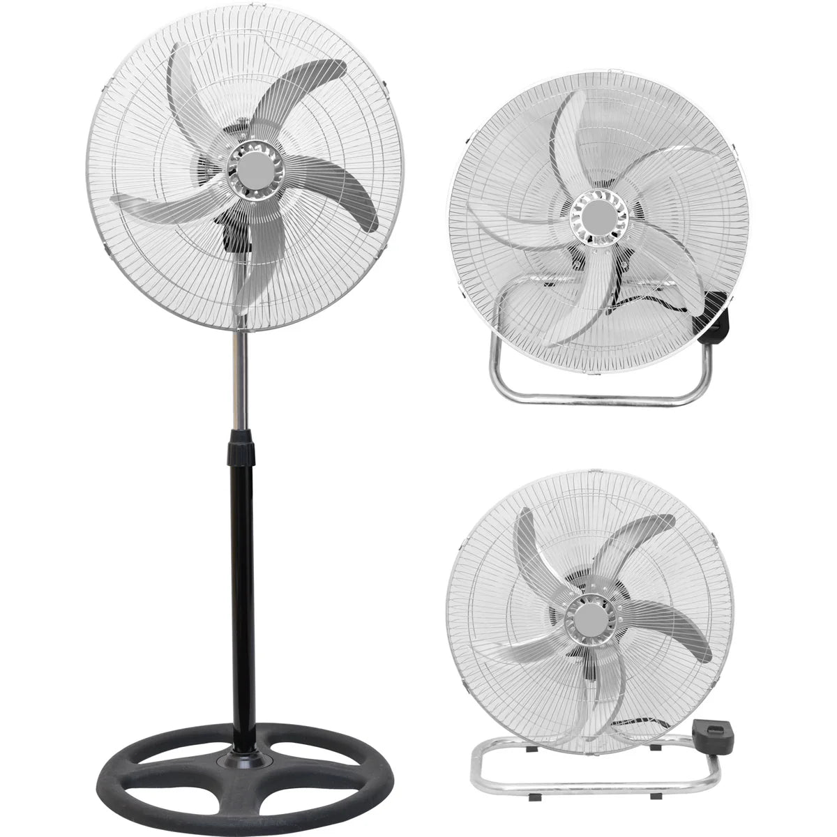 Ventilatore a piantana 3 In 1 5 pale , Potenza 60 Watt