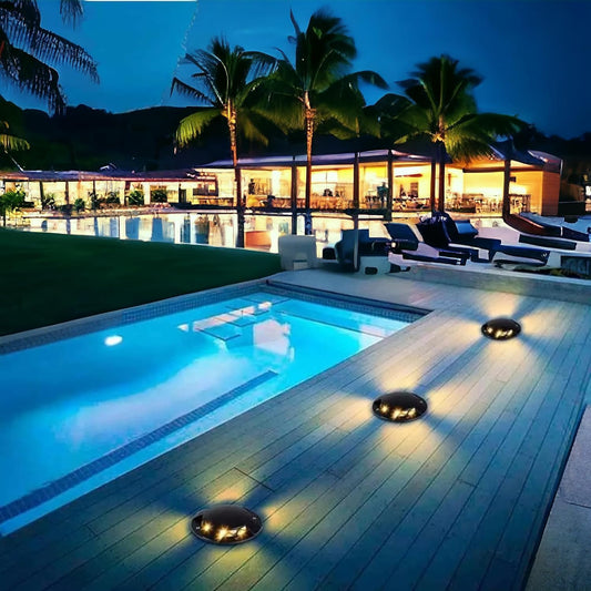 Faretto da Incasso da Terra LED IP67 1W per Esterno, Corpo Nero, Ultra Resistente, Illuminazione per Giardino, Scale, Percorsi – 360° Fascio Luminoso-324