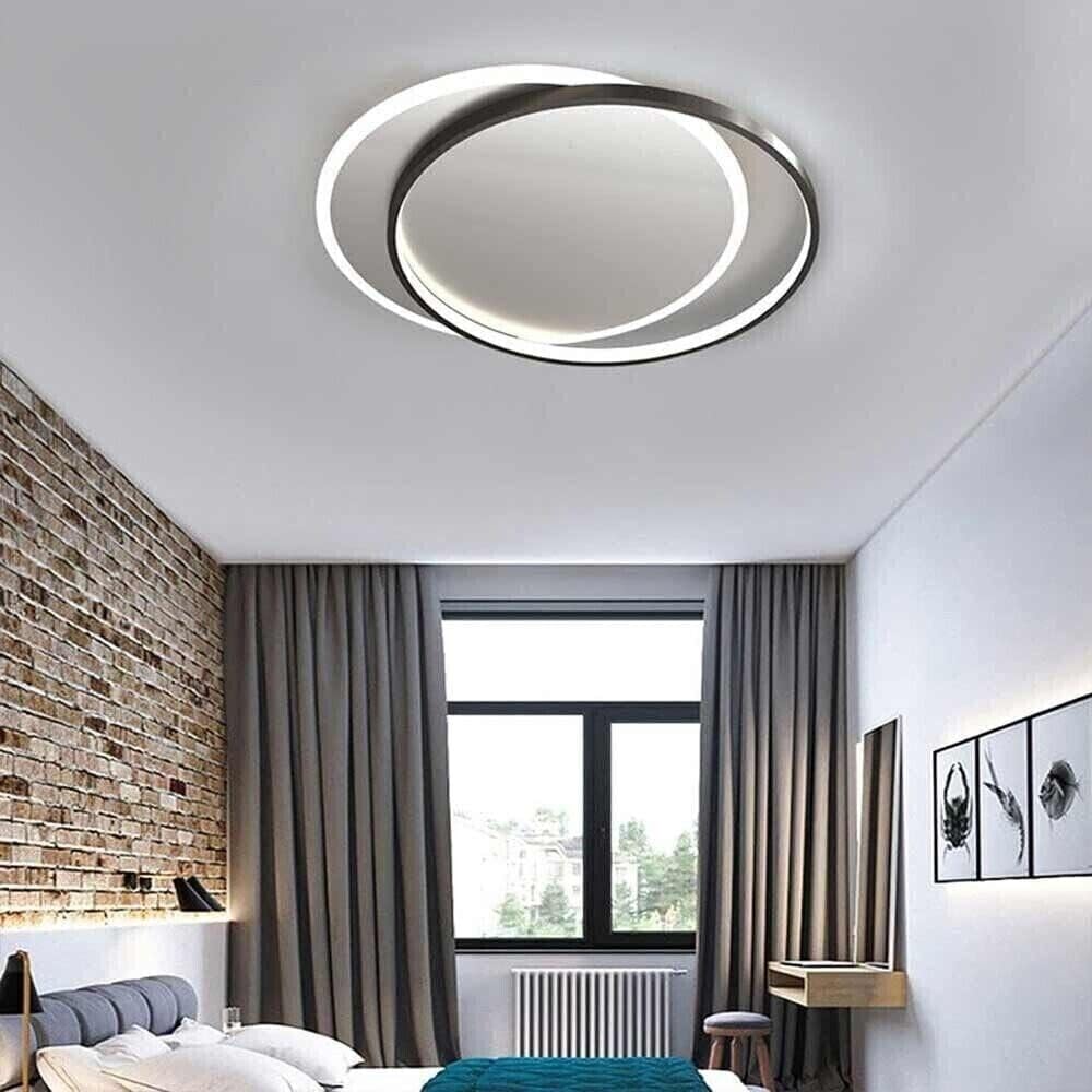 TEKHOME Plafoniera led 36w luce bianca calda naturale lampada tonda da soffitto risparmio energetico design moderno - ideale per soggiorno cucina camera da letto. C58