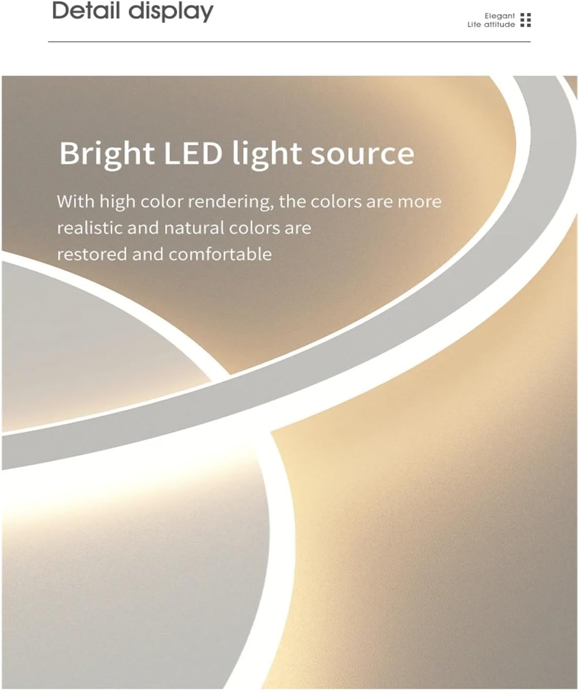 TEKHOME Lampada da Soffitto LED Rotonda 37W, 2960LM, 3 Temperature di Colore Selezionabili, CRI≥80, IP20, Moderna, per Camera, Cucina, Corridoio, Bianco C32-3C
