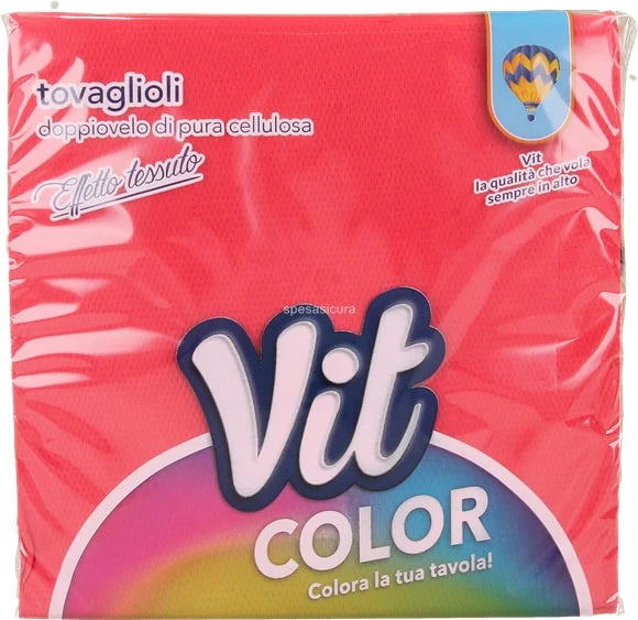 Tovaglioli colorati 32x32 doppio velo confezione da 25pz