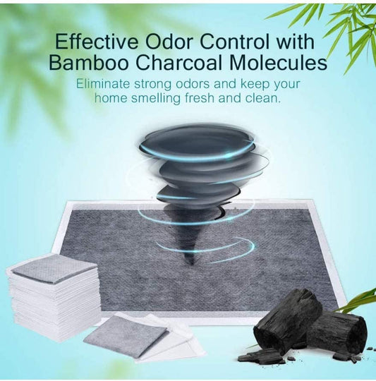 Tappetini Igienici assorbenti antiodore al carbone Attivo 60x90 50pz