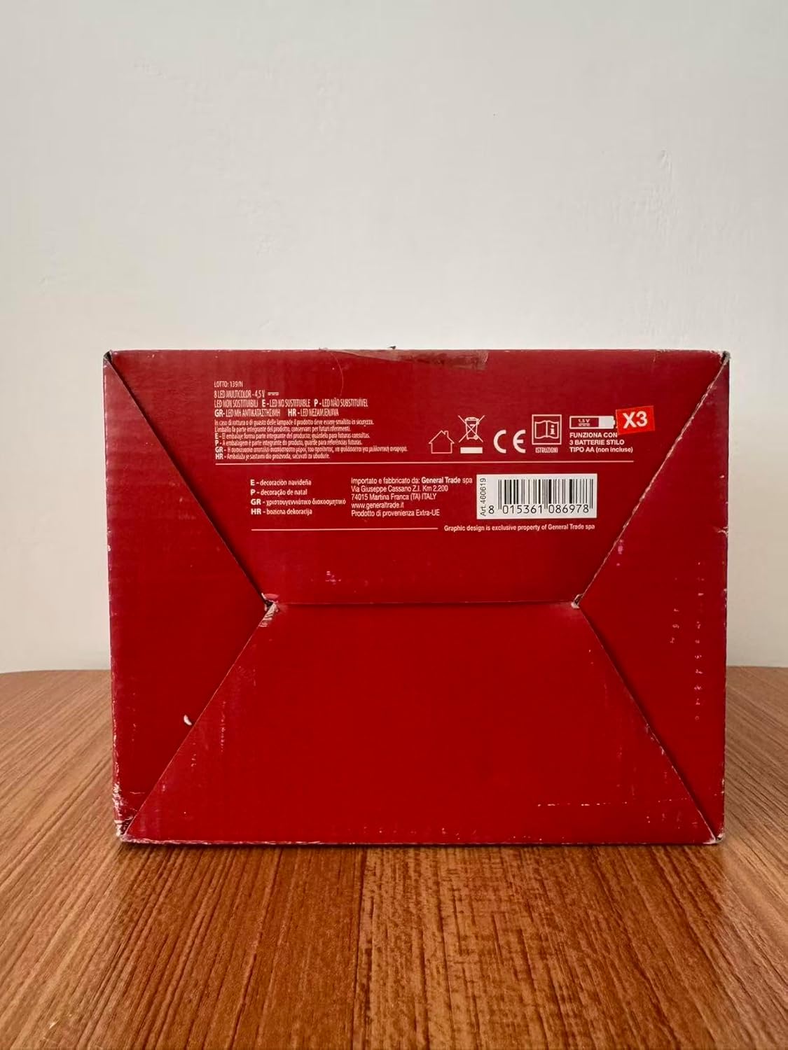 Soldatino di Natale con Orsetto – Decorazione Natalizia con Luci LED, Movimento e Musica – Alimentazione a Batteria – 16 cm 460619