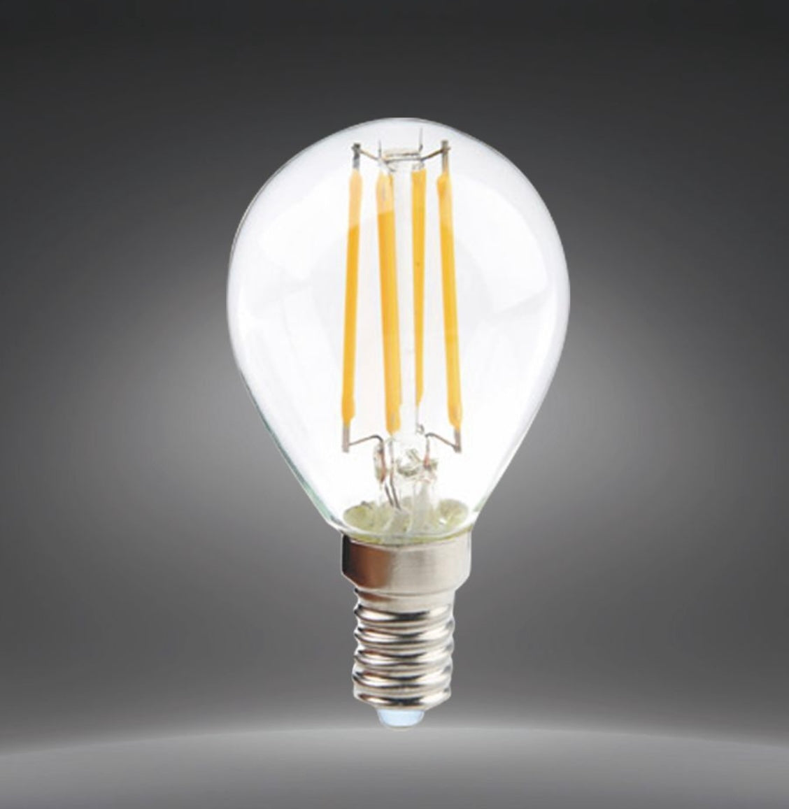 Lampadine LED E14 G45 4W, Confezione da 5 Pezzi, 440LM, 3000K/4000K/6500K, Lampadine Decorative in Vetro Trasparente, Luce a 360°, Basso Consumo, Non Dimmerabili, Modello G45-T