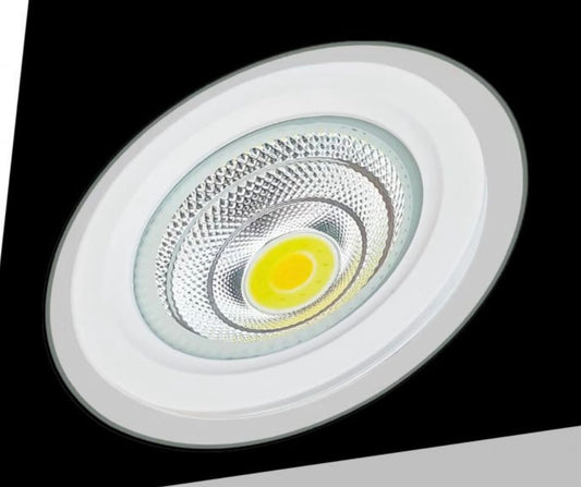 Faretto LED da Incasso Rotondo COB 30W 3100LM, 3 Temperature Colore Selezionabili 3000K 4000K 6500K, Ø240mm, Foro Ø205mm, Fascio 120°, CRI≥80, IP20, 1 Pezzo, COB-205-3C